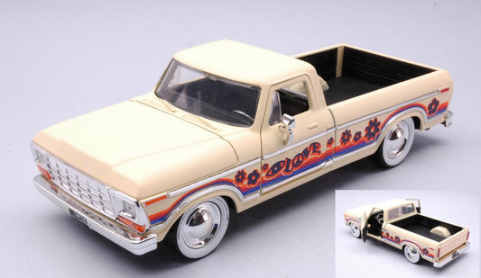Jada Toys - FORD F-150 1979 "I LOVE THE 70s" CREME 1:24 - Cod. JADA31609