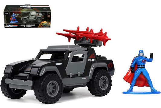 Jada Toys - COBRA COMMANDER & STINGER "GI-JOE" BLACK/GREY 1:32 - Cod. JADA33085