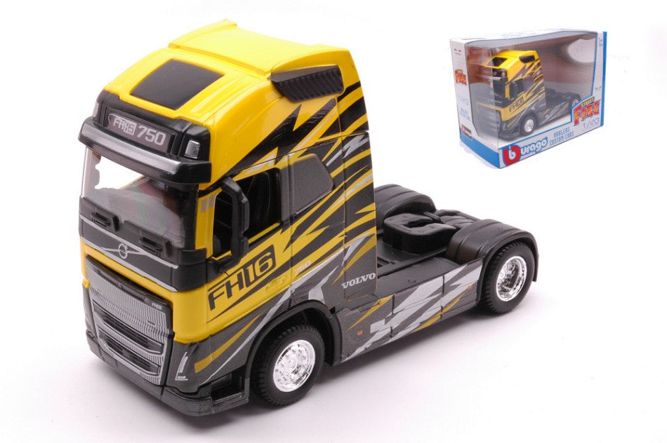 Burago - VOLVO FH16 GLOBETROTTER 750 XXL YELLOW/BLACK 1:43 - Cod. BU32205