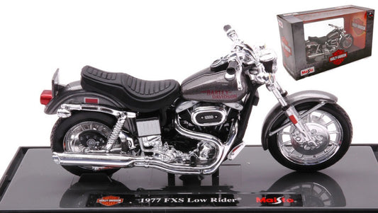 Maisto - HARLEY DAVIDSON FXS LOW RIDER 1977 SILVERGUN 1:18 - Cod. MI18866G