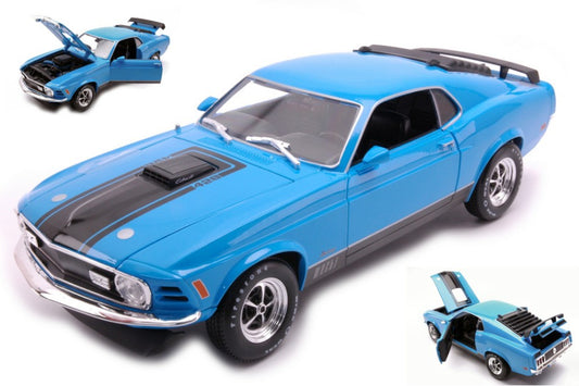 Maisto - FORD MUSTANG MACH 1 1970 BLUE 1:18 - Cod. MI31453B