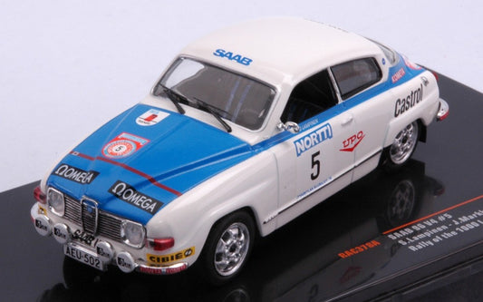 Ixo Model - SAAB 96 V4 N.5 1000 LAKES RALLY 1976LAMPINEN/MARKKANEN 1:43 - Cod. RAC378A