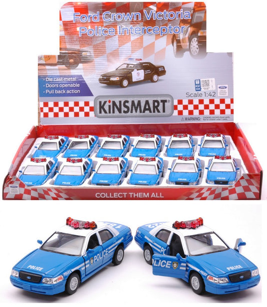 Kinsmart - FORD CROWN VICTORIA POLICE INTERCEPTOR cm 12,5 1:42 - Cod. KT492