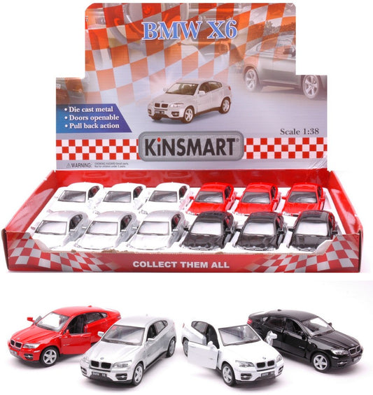 Kinsmart - BMW X6 COL.ASS.cm 12 1:38 - Cod. KT848
