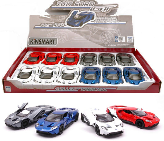 Kinsmart - FORD GT 2017 cm 12 COL.ASS.SCALA 1:38 - Cod. KT5391D
