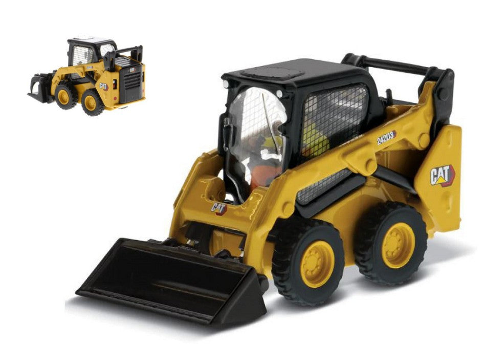 Diecast Master - CAT 242D3 SKID STEER LOADER 1:50 - Cod. DM85676