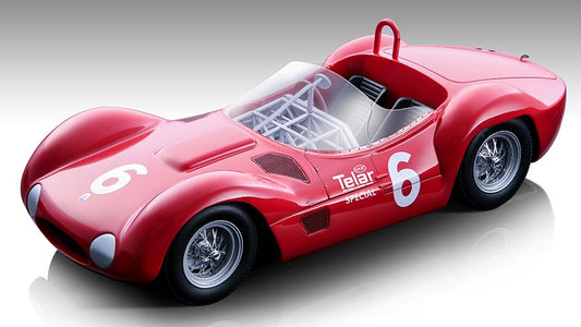 Tecnomodel - MASERATI BIRDCAGE TIPO 61 N.6 WINN.MEADOWDALE 1961 R.PENSKE 1:18 - Cod. TMD18276B
