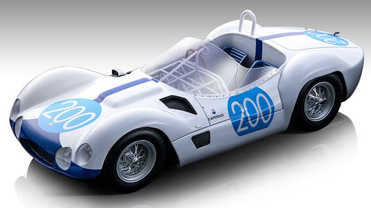 Tecnomodel - MASERATI BIRDCAGE TIPO 61 N.200 TARGA FLORIO 1960 MAGLIOLI/VACCAR.1:18 - Cod. TMD18276G