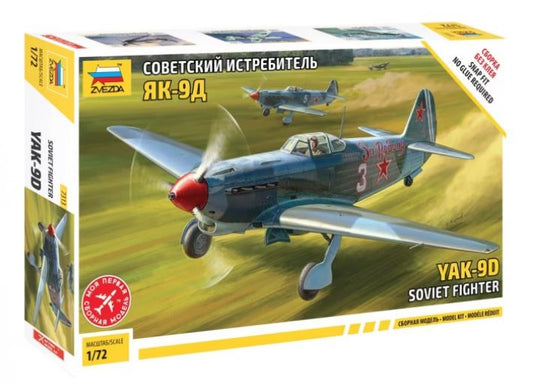 Zvezda - YAK-9 SOVIET FIGHTER KIT 1:72 - Cod. Z7313