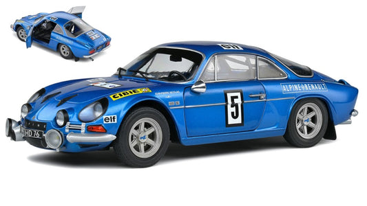 Solido - ALPINE A 110 1600S N.5 OLYMPIA RALLY 1972 NICOLAS/TODT 1:18 - Cod. SL1804205