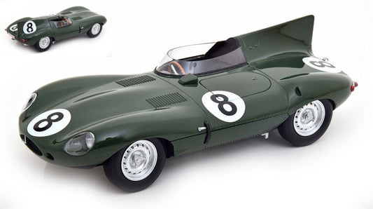 Cmr Classic Model Replicars - JAGUAR D-TYPE N.8 LM 1955 BEAUMAN-DEWIS 1:18 - Cod. CMR195