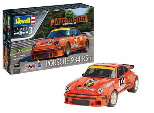 Revell - PORSCHE 924 RSR JAGERMEISTER MODEL SET KIT 1:24 - Cod. RV05669