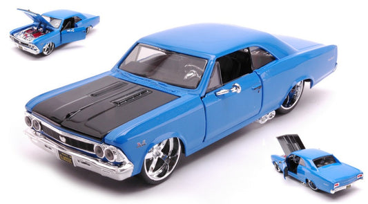 Maisto - CHEVROLET CHEVELLE SS 396 1966 CLASSIC MUSCLE BLUE 1:24 - Cod. MI31333