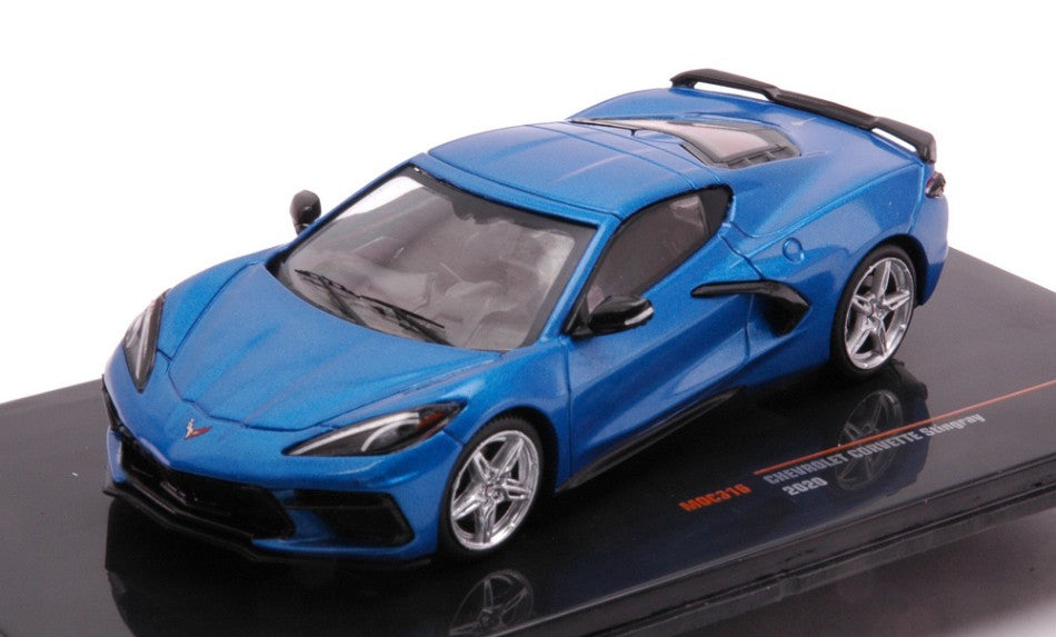 Ixo Model - CHEVROLET CORVETTE (C8) STINGRAY 2020 MET.BLUE 1:43 - Cod. MOC316