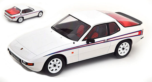 Kk Scale - PORSCHE 924 MARTINI 1985 WHITE 1.18 - Cod. KKDC180722