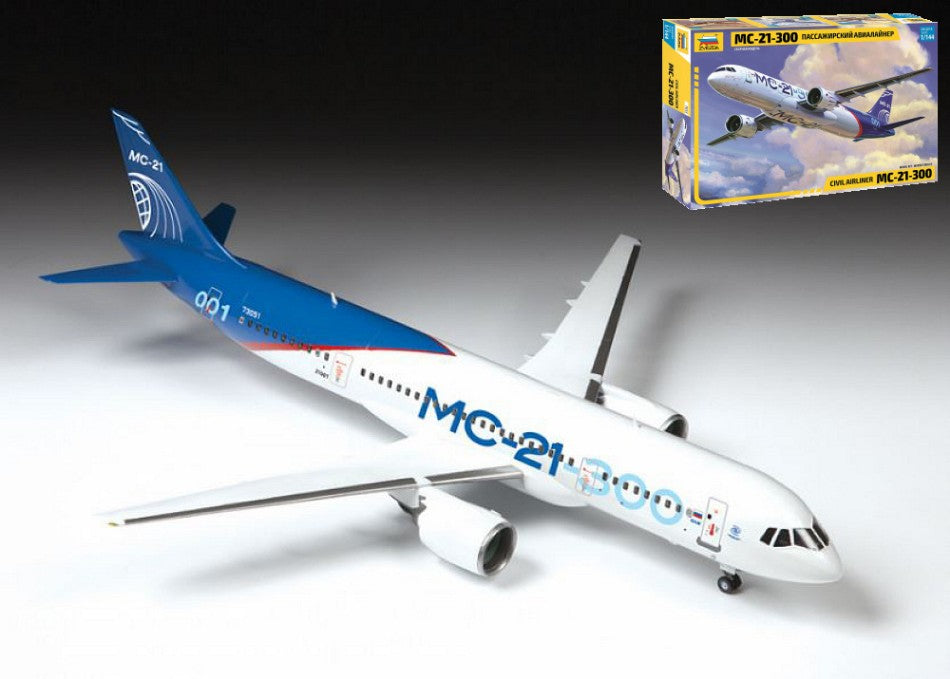 Zvezda - IRKUT MC-21 CIVILIAN PLANE KIT 1:144 - Cod. Z7033