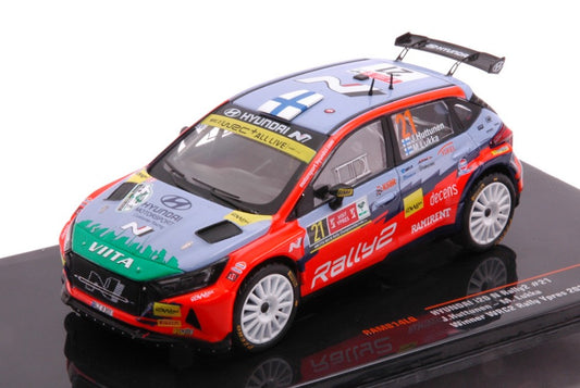 Ixo Model - HYUNDAI i20 N RALLY 2 N.21 RALLY YPRES 2021HUTTUNEN/LUKKA 1:43 - Cod. RAM814LQ