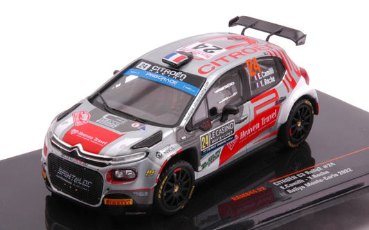 Ixo Model - CITROEN C3 RALLY2 N.24 RALLY MONTE CARLO 2022 CAMILLI/ROCHE 1:43 - Cod. RAM844