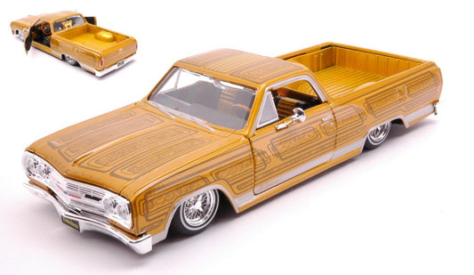 Maisto - CHEVROLET EL CAMINO LOWRIDER 1965 GOLD 1:25 - Cod. MI32543