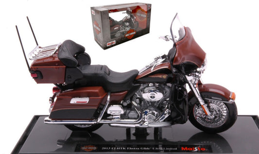 Maisto - HARLEY DAVIDSON FLHTKELECTRA GLIDE ULTRA LIMITED 2013 BROWN 1:18 - Cod. MI21912