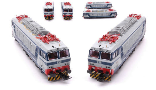 Rivarossi - FS LOCOMOTIVE E633 206 + E633 209 BLUE GREY LIVERY EPOCA IV-V 1:87 - Cod. HR2875