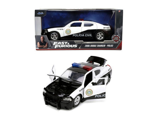 Jada Toys - DODGE CHARGER POLICE FAST & FURIOUS 1:24 - Cod. JADA253203079