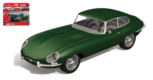 Airfix - JAGUAR E-TYPE SMALL STARTER SET KIT 1:43 - Cod. A55009