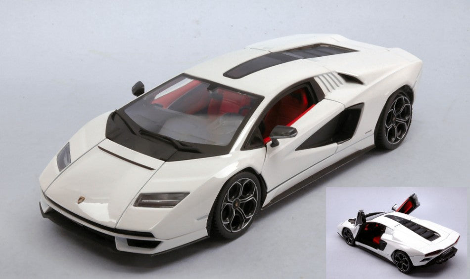 Burago - LAMBORGHINI COUNTACH LP1 800-4 WHITE 1:24 - Cod. BU21102