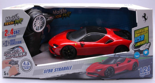 Maisto - FERRARI SF90 STRADALE RADIOCOMANDO 1:24 - Cod. MI82334