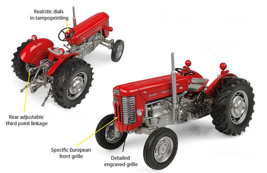 Universal Hobbies - TRATTORE MASSEY FERGUSON 65 EUROPE VERSION 1:32 - Cod. UH6269