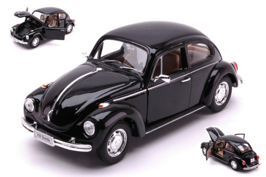Welly - VW BEETLE 1968 BLACK 1:24 - Cod. WE1624