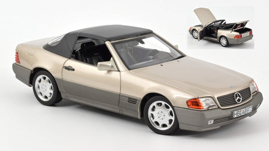 Norev - MERCEDES 500 SL 1989 SMOKE SILVER METALLIC 1:18 - Cod. NV183719