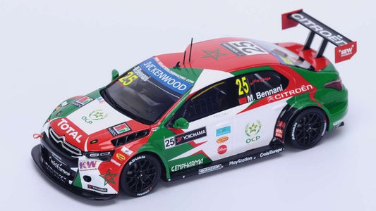 Spark Model - CITROEN C-ELYSEE N.25 4th WTCC RACE OF MAROCCO 2015 M.BENNANI 1:43 - Cod. S4522