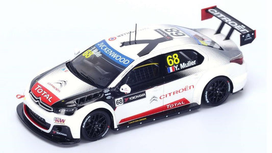 Spark Model - CITROEN C-ELYSEE N.68 WINNER WTCC RACE OF MAROCCO 2015 YVAN MULLER 1:43 - Cod. S4525