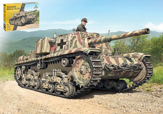 Italeri - SEMOVENTE M42 DA 75/34 KIT 1:35 - Cod. IT6584