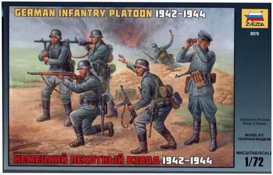 Zvezda - GERMAN INFANTRY WWII KIT 1:72 - Cod. Z8078