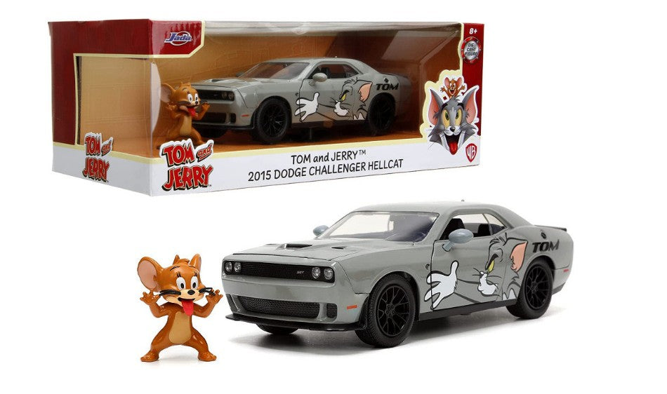 Jada Toys - DODGE CHALLENGER 2015 "TOM & JERRY" 1:24 - Cod. JADA253255047
