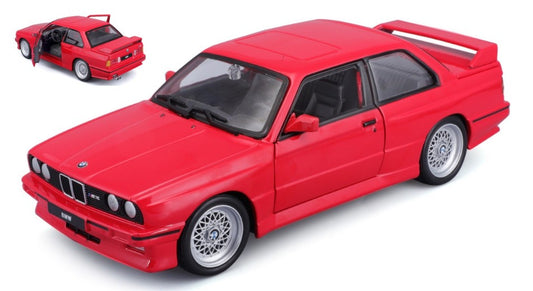 Burago - BMW M3 (E30) 1988 RED 1:24 - Cod. BU21100R