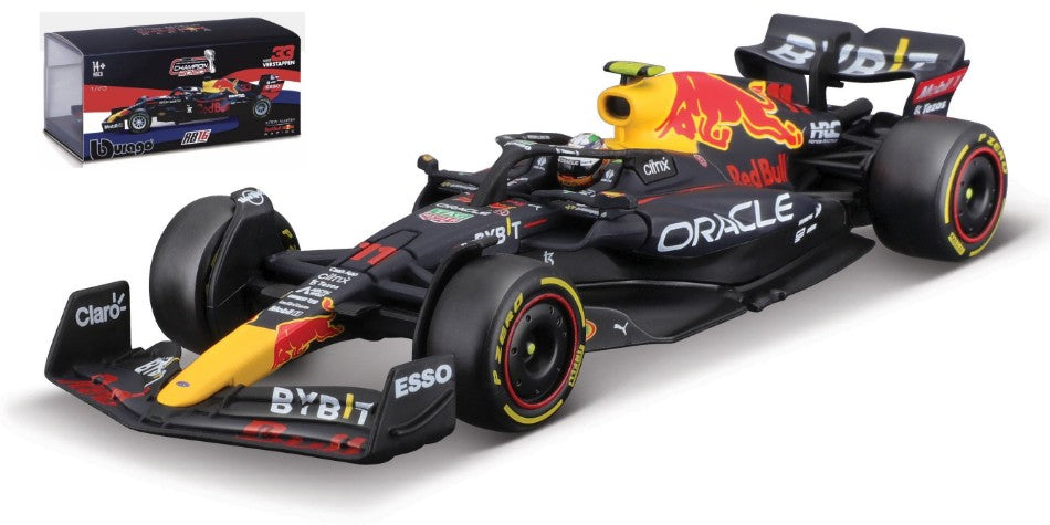 Burago - RED BULL RB18 N.11 SERGIO PEREZ 2022 SIGNATURE W/HELMET 1:43 - Cod. BU38062P