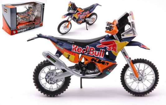 Burago - KTM 450 RALLY N.1 DAKAR RALLY 2019 TOBY PRICE 1:18 - Cod. BU51086