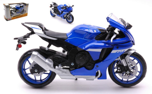 Maisto - YAMAHA YZF-R1 2021 BLUE 1:12 - Cod. MI21847