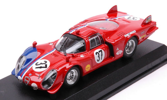 Best Model - ALFA ROMEO 33.2 C N.37 35th LM 1968 PILETTE-SLOTEMAKER 1:43 - Cod. BT9374