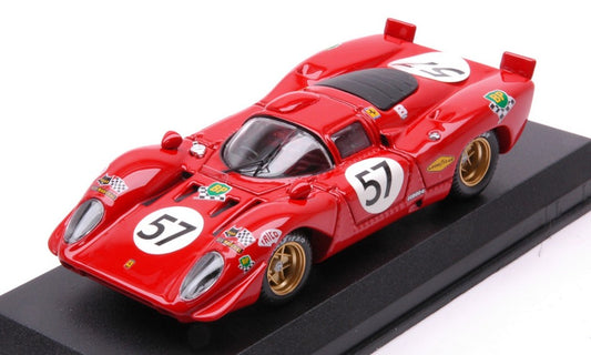 Best Model - FERRARI 312 P COUPE' N.57 LM 1970 ADAMOWICZ-PARSONS 1:43 - Cod. BT9290-2