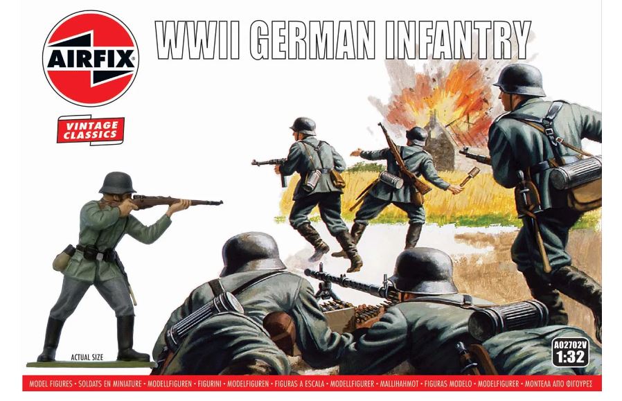Airfix - WWII GERMAN INFANTRY KIT 1:32 - Cod. A02702V