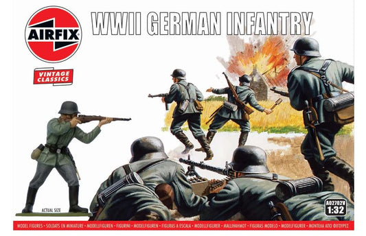 Airfix - WWII GERMAN INFANTRY KIT 1:32 - Cod. A02702V