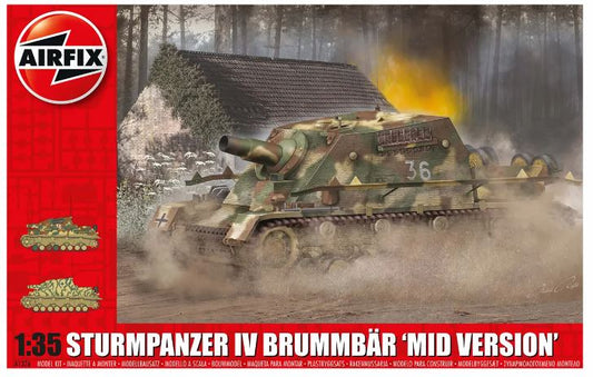 Airfix - STURMPANZER IV BRUMMBAR MID VERSION KIT 1:35 - Cod. A1376
