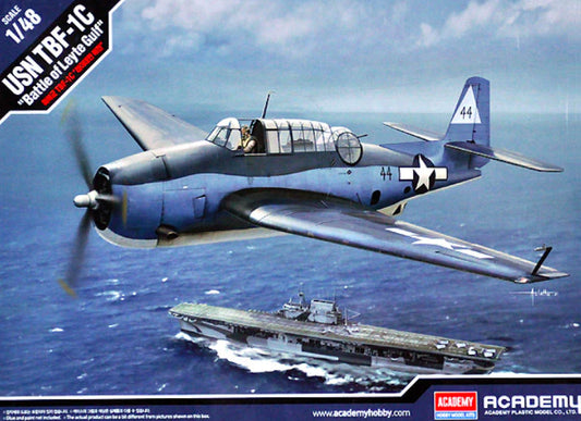 Academy - USN TBF-1C BATTLE OF LEYTE GULF KIT 1:48 - Cod. ACD12340