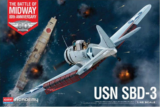 Academy - USN SBD-3 BATTLE OF MIDWAY KIT 1:48 - Cod. ACD12345