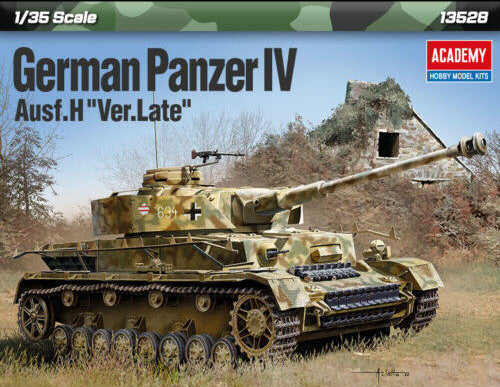 Academy - GERMAN PANZER IV AUSF.H VERSION LATE KIT 1:35 - Cod. ACD13528