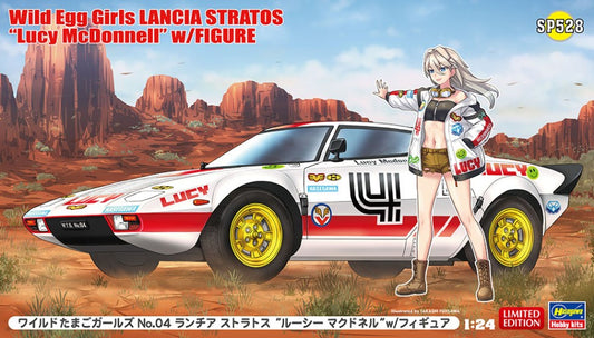 Hasegawa - WILD EGG GIRLS LANCIA STRATOS LUCY MCDONNELL KIT 1:24 - Cod. HA52328
